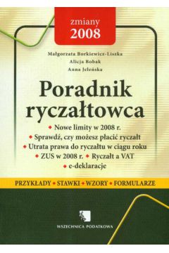 Poradnik rycza�towca - Borkiewicz - Liszka Ma�gorzata, Bobak Alicja, Jele�ska Anna - Alicja Bobak, Anna Jele�ska, Ma�gorzata Borkiewicz-Liszka