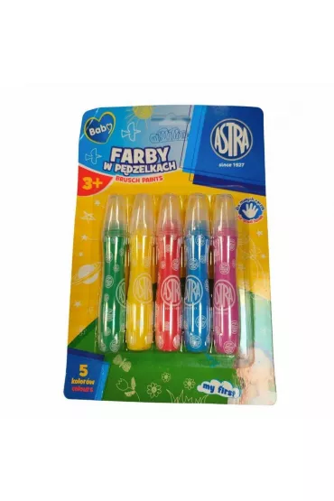 Astra Farba w p�dzelkach 5 kolor�w