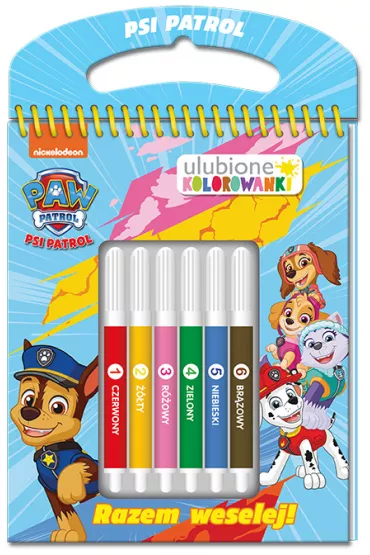 Razem weselej! Ulubione kolorowanki. Psi Patrol