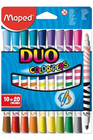 Maped Flamastry colorpeps duo 20 kolor�w