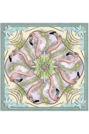 Museums & Galleries Karnet kwadrat z kopert� DNA Flamingos