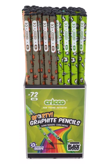 Cricco O��wek tr�jk�tny black wood hb sporty