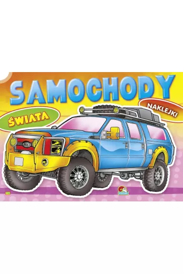 Kolorowanka. Samochody �wiata. Auto terenowe z baga�nikiem