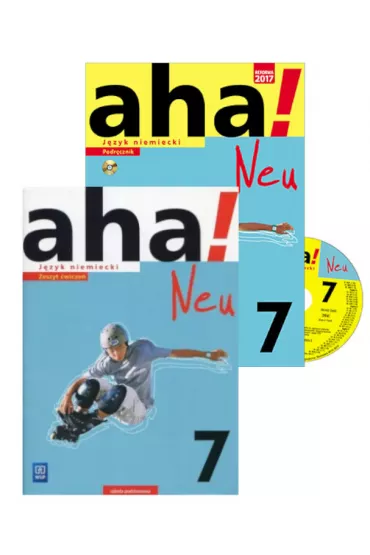 aha! Neu. Podr�cznik z CD audio i zeszyt �wicze� do j�zyka niemieckiego dla klasy 7 szko�y podstawowej. Kurs podstawowy - Anna Potapowicz, Krzysztof Tkaczyk