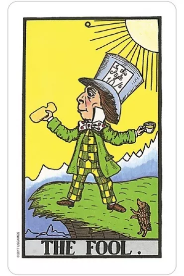 The Wonderland Tarot, karty w metalowym pude�ku - Chris Abbey, Morgana Abbey