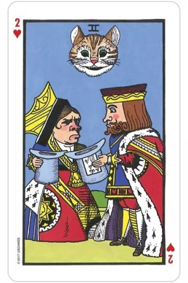 The Wonderland Tarot, karty w metalowym pude�ku - Chris Abbey, Morgana Abbey