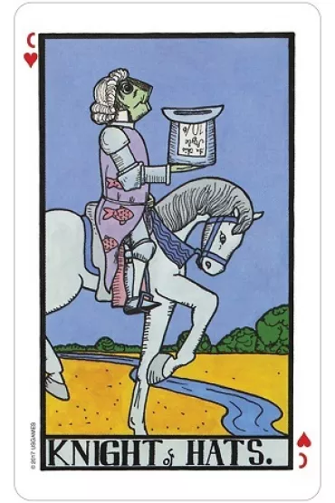 The Wonderland Tarot, karty w metalowym pude�ku - Chris Abbey, Morgana Abbey
