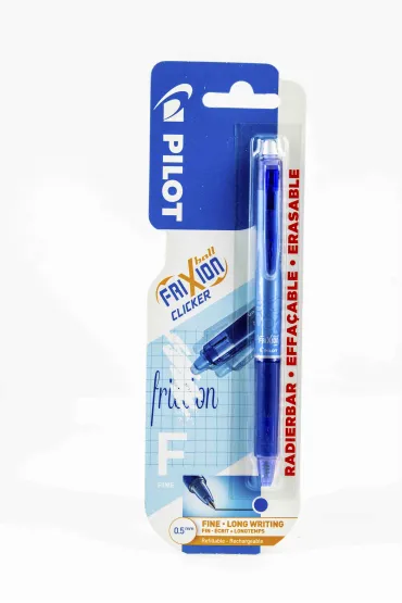 Pi�ro kulkowe Frixion Clicker Pilot 0,5 niebieskie blister