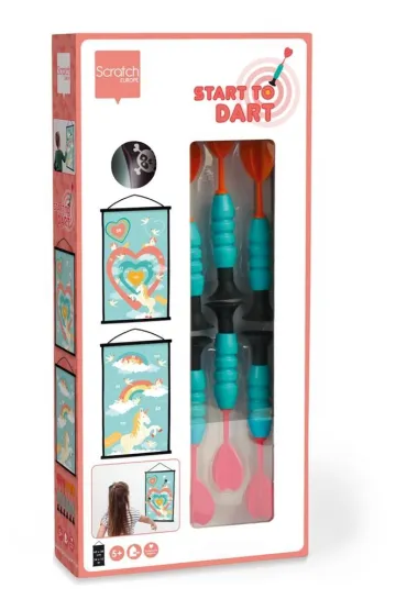 Rzutki przyssawki Start to Dart Jednoro�ec Scratch