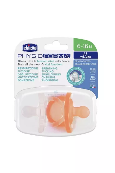 Chicco Physioforma Luxe silikonowy smoczek 6-16 mies. 2 szt.