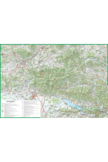 Gorce i Pieniny mapa turystyczna 1:50 000 foliowana 2023