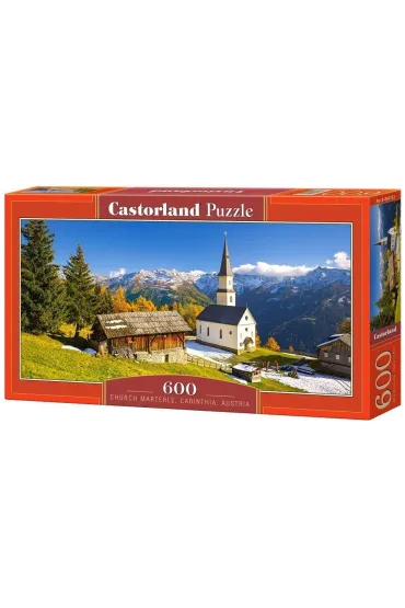 Puzzle 600 el. Ko�ci� Marterle, Carinthia, Austria Castorland