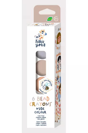 Avenir Kredki koralikowe Ziemiste kolory 6 szt.
