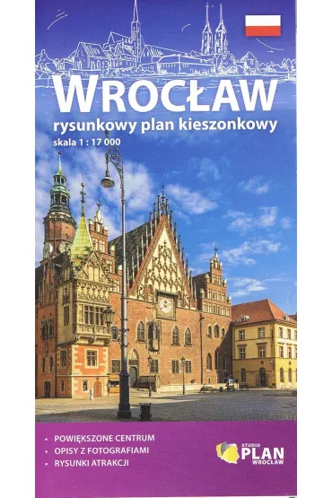 Wroc�aw - plan kieszonkowy rysunkowy PL - 2025