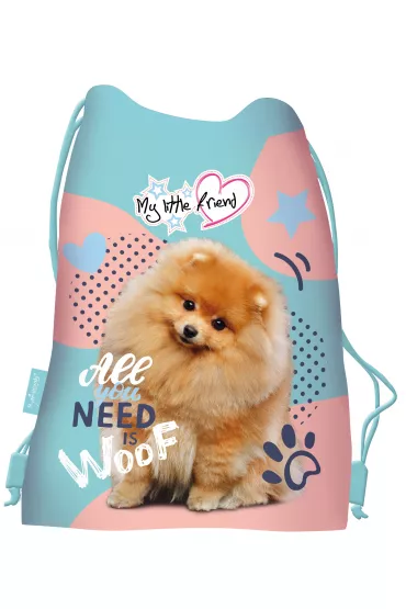 St. Majewski Worek na obuwie My Little Friend Fluffy Dog