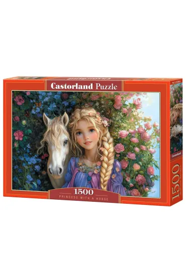 Puzzle 1500 Princess With A Horse CASTOR Castorland