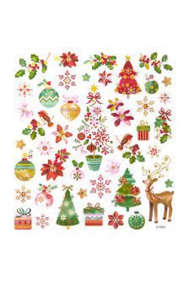 Dalprint Naklejki �wi�ta metalic mix 15x22 cm