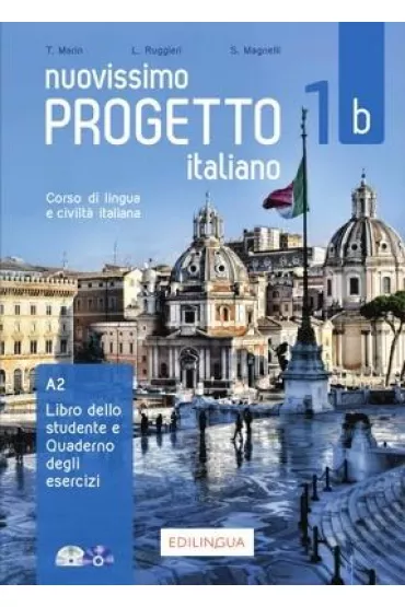 Nuovissimo Progetto italiano 1B. Podr�cznik z �wiczeniami. Poziom A1-A2 - Sandro Magnelli, Telis Marin, Lorenza Ruggieri