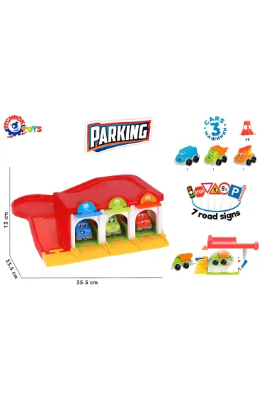 Parking z samochodzikami Technok