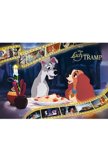 Puzzle 1000 el. Zakochany Kundel Trefl
