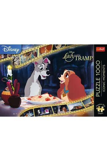 Puzzle 1000 el. Zakochany Kundel Trefl
