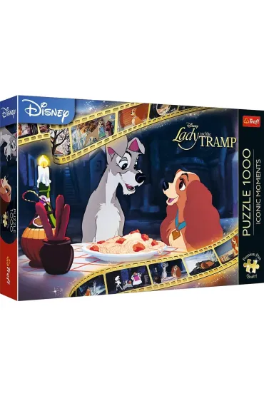 Puzzle 1000 el. Zakochany Kundel Trefl