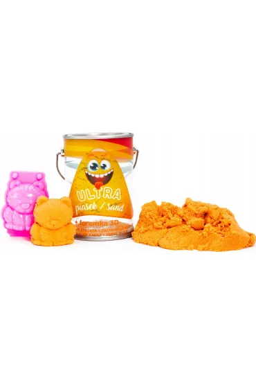 Ultra Piasek 150g pomara�czowy + foremka Tygrysek Epee