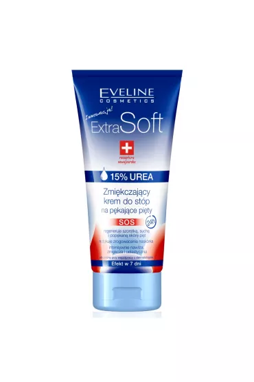Eveline Cosmetics Extra Soft zmi�kczaj�cy krem do st�p na p�kaj�ce pi�ty 15% UREA 100 ml