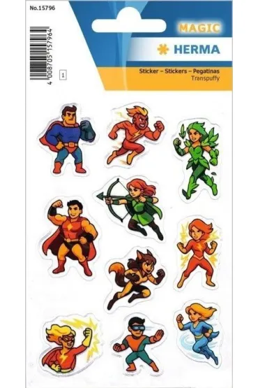 Herma Naklejki Magic Super Hero