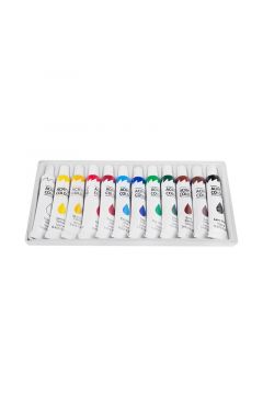 Easy Stationery Farby akrylowe 12 kolorw