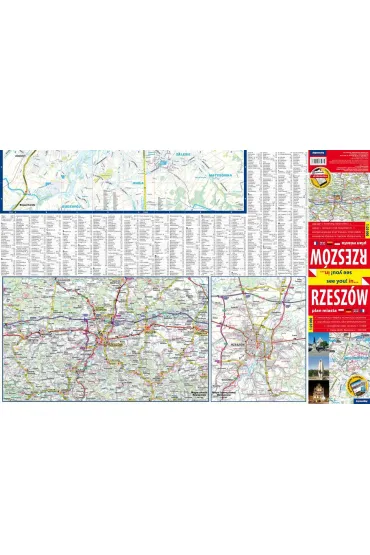 Rzesz�w plan miasta 1: 20 000 papier 2024