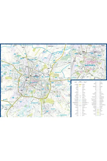 Rzesz�w plan miasta 1: 20 000 papier 2024