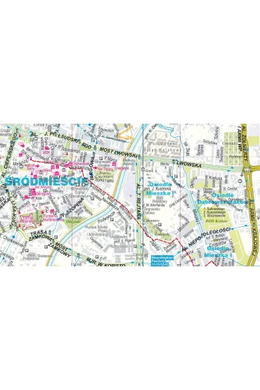 Rzesz�w plan miasta 1: 20 000 papier 2024