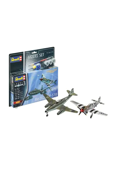 Model set Messerschmitt Me262/P-51B Mustang Cobi