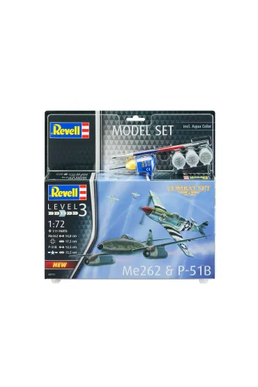 Model set Messerschmitt Me262/P-51B Mustang Cobi