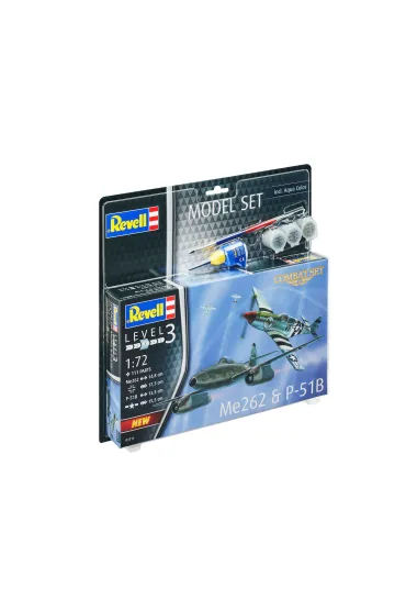 Model set Messerschmitt Me262/P-51B Mustang Cobi