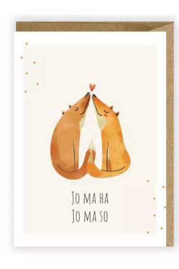 Cardie Kartka okoliczno�ciowa Liski, Jo Ma Ha