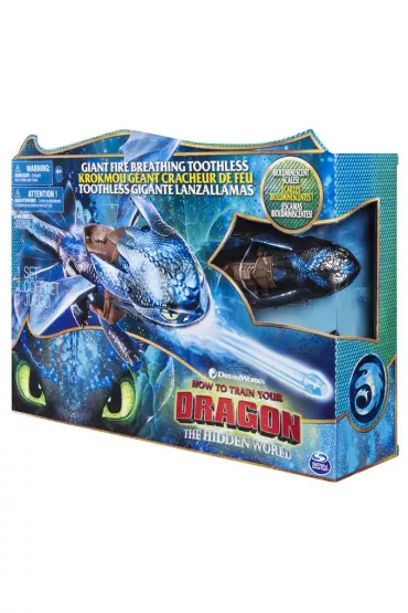 Jak wytresować Smoka 6045436 Ziejący smok Szczerbatek zabawka Spin