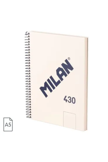 Milan Zeszyt na spirali A5 1918 be�owy czysty 80 kartek