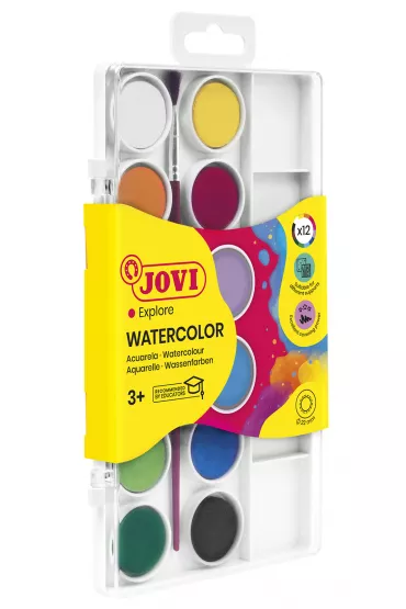 Jovi Farby akwarelowe 12 kolor�w
