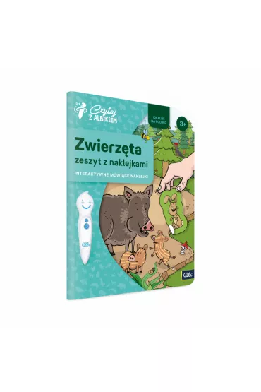 Czytaj z Albikiem. Zeszyt z naklejkami. Zwierz�ta. Interaktywne m�wi�ce naklejki