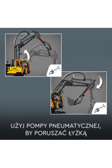 LEGO Technic Ci�ar�wka Volvo FMX i koparka EC230 Electric 42175
