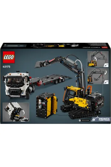 LEGO Technic Ci�ar�wka Volvo FMX i koparka EC230 Electric 42175