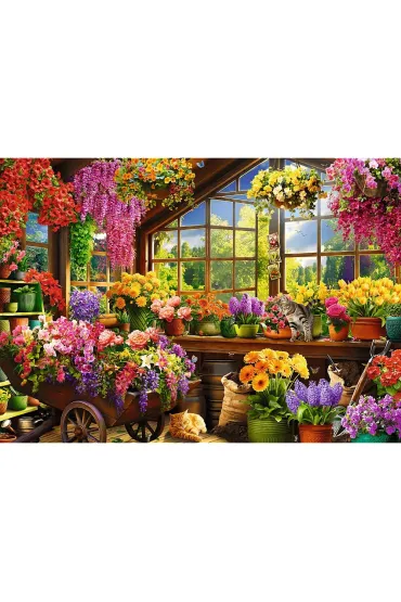 Puzzle 1000 el. Przygotowania do wiosny Trefl