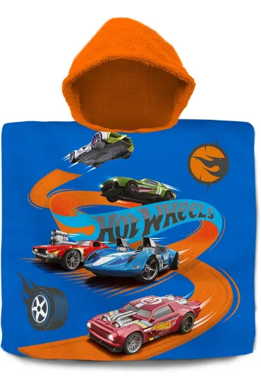 Poncho k�pielowe Hot Wheels 120x60 cm HW00013