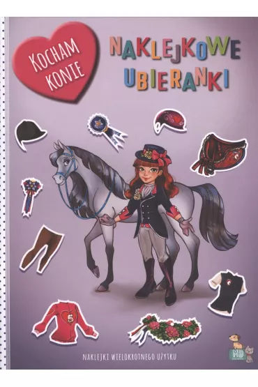 Naklejkowe ubieranki. Magiczne konie - Magorzata Ewa  Skibiska, Weronika  Bartczak