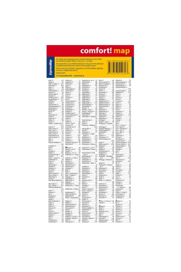Austria mapa samochodowa 1:500 000 laminat 2025
