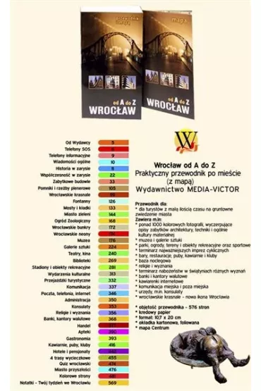Wroc�aw od A do Z. Przewodnik z map� - Jakub A Krzewicki