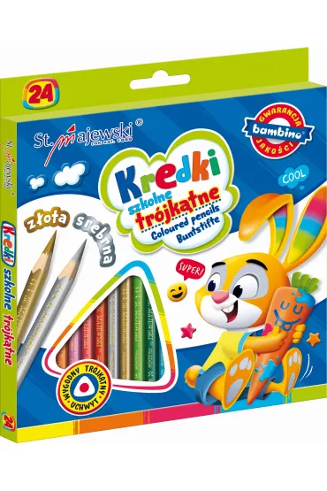 St. Majewski Kredki tr�jk�tne Bambino 24 szt.