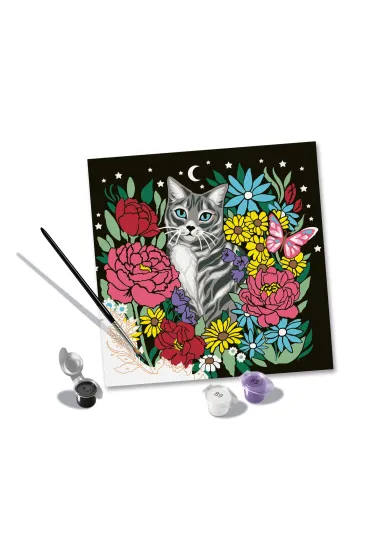 Ravensburger CreArt: Pixie Cold Edition - Kot 20x20cm